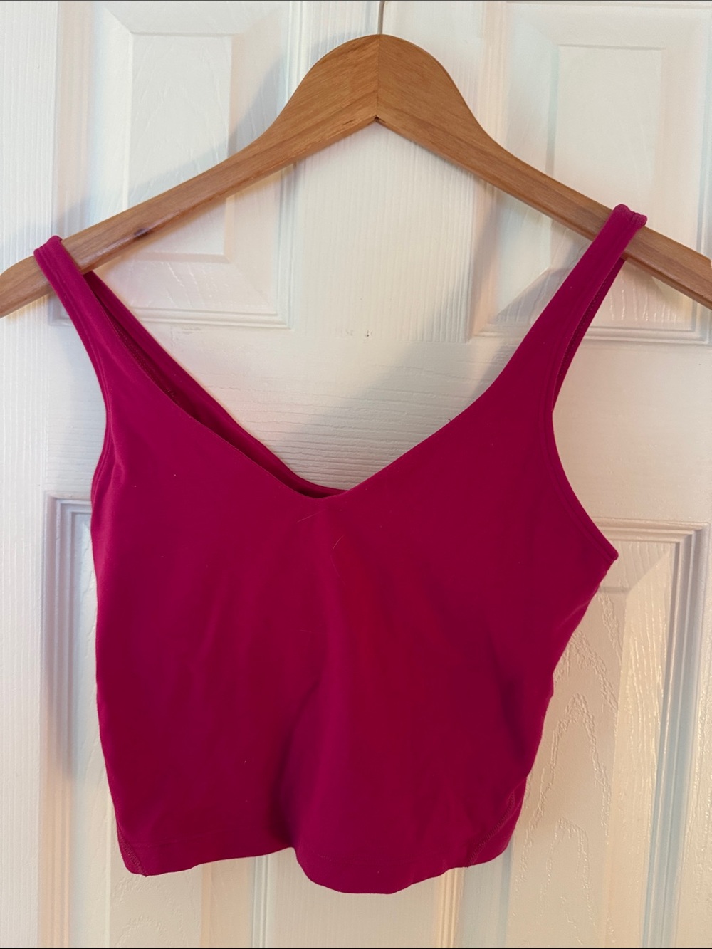 lululemon athletica Magenta Crop Sports Bra Top